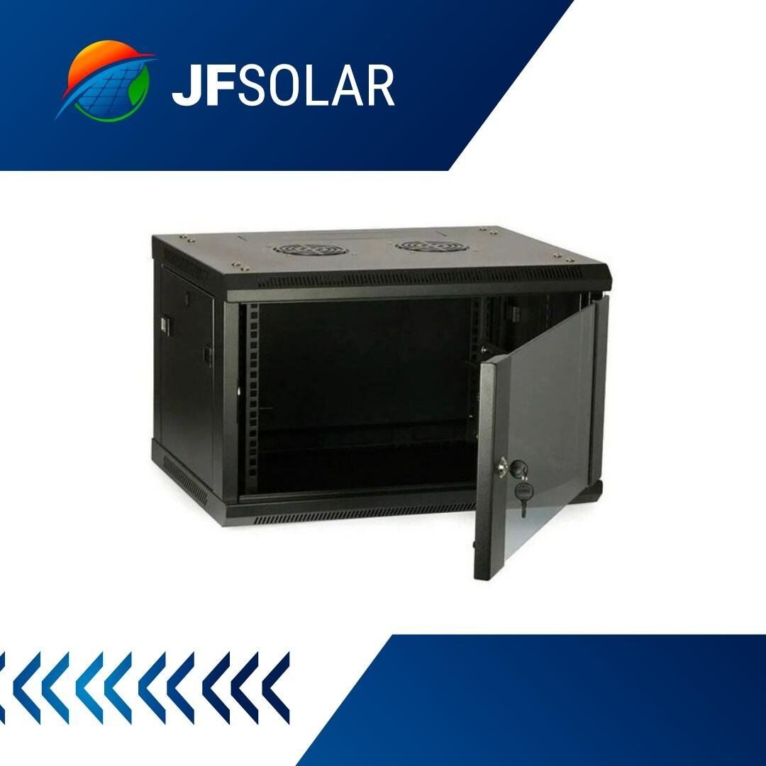 RACK 12U - 500 MM - 19 PULG PTA. CRIST./4SOPORTES 64 X 60 X 50 CM (ALTO X ANCHO X PROFUNDIDAD) 60KG