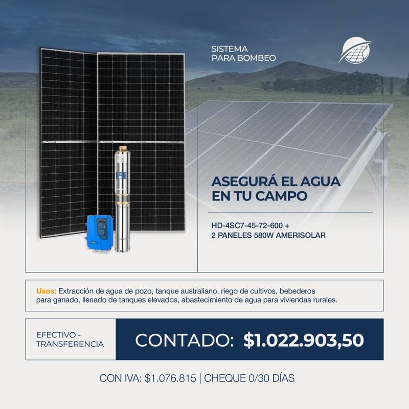 SISTEMA PARA BOMBEO COMBO 27