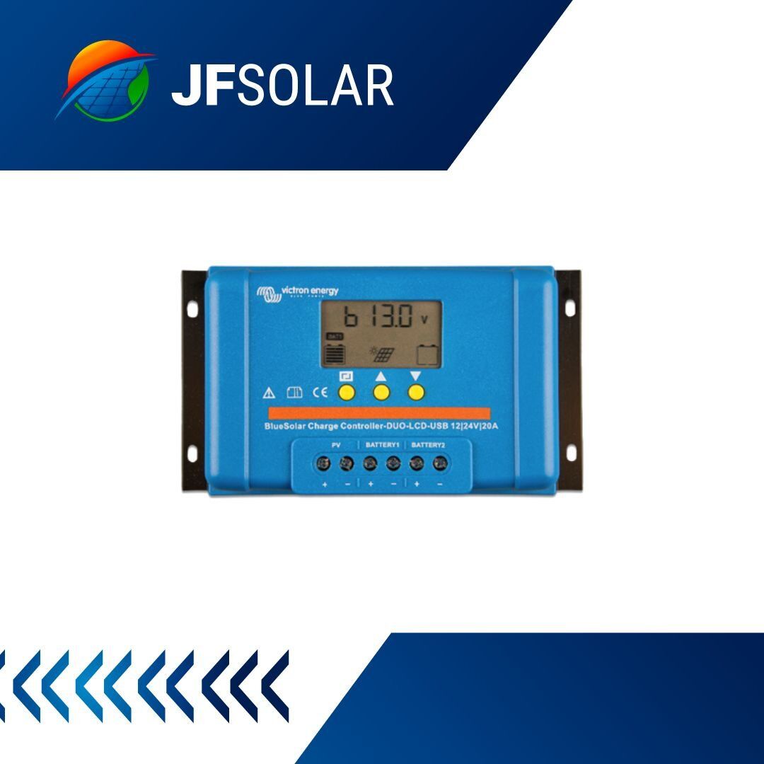 REGULADOR VICTRON BLUE SOLAR PWM-LCDUSB 12/24V-20A